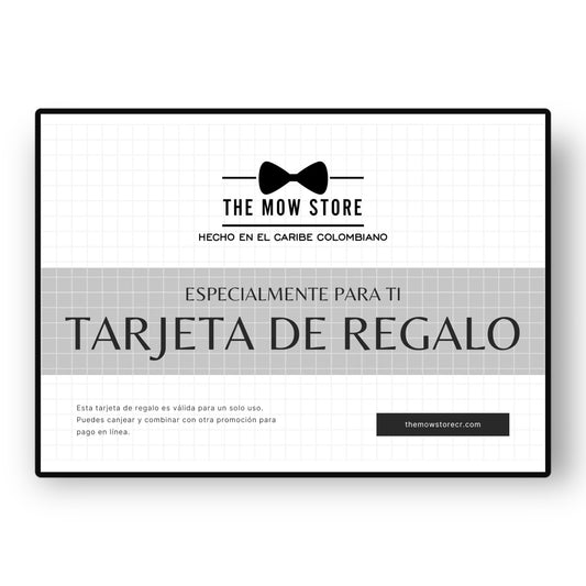 Tarjeta de Regalo The Mow Store CR